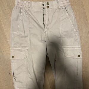 GARAGE Beige Cargo Pants